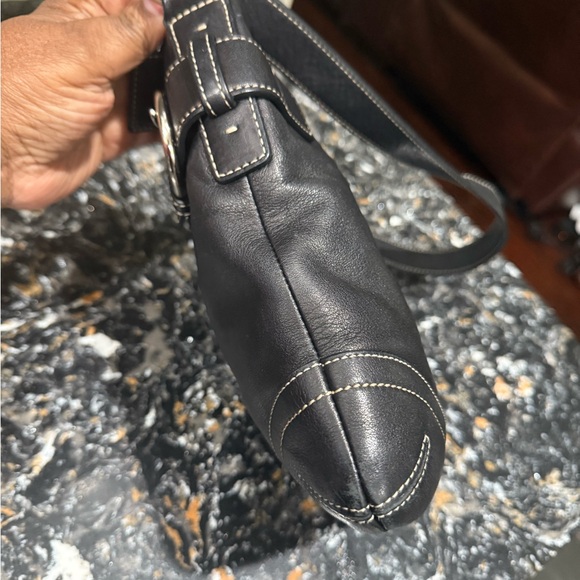 COACH SoHo Black Leather Shoulder Bag - Picture 5 of 8